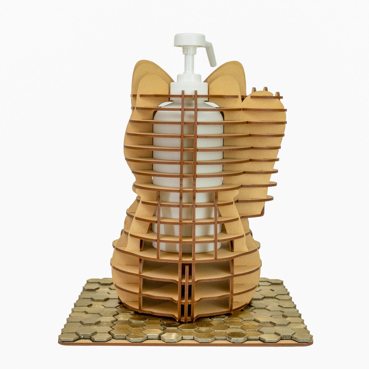 MDF CAT 2023 w/ Gold Hexagon Plate, White Nozzle, Right hand