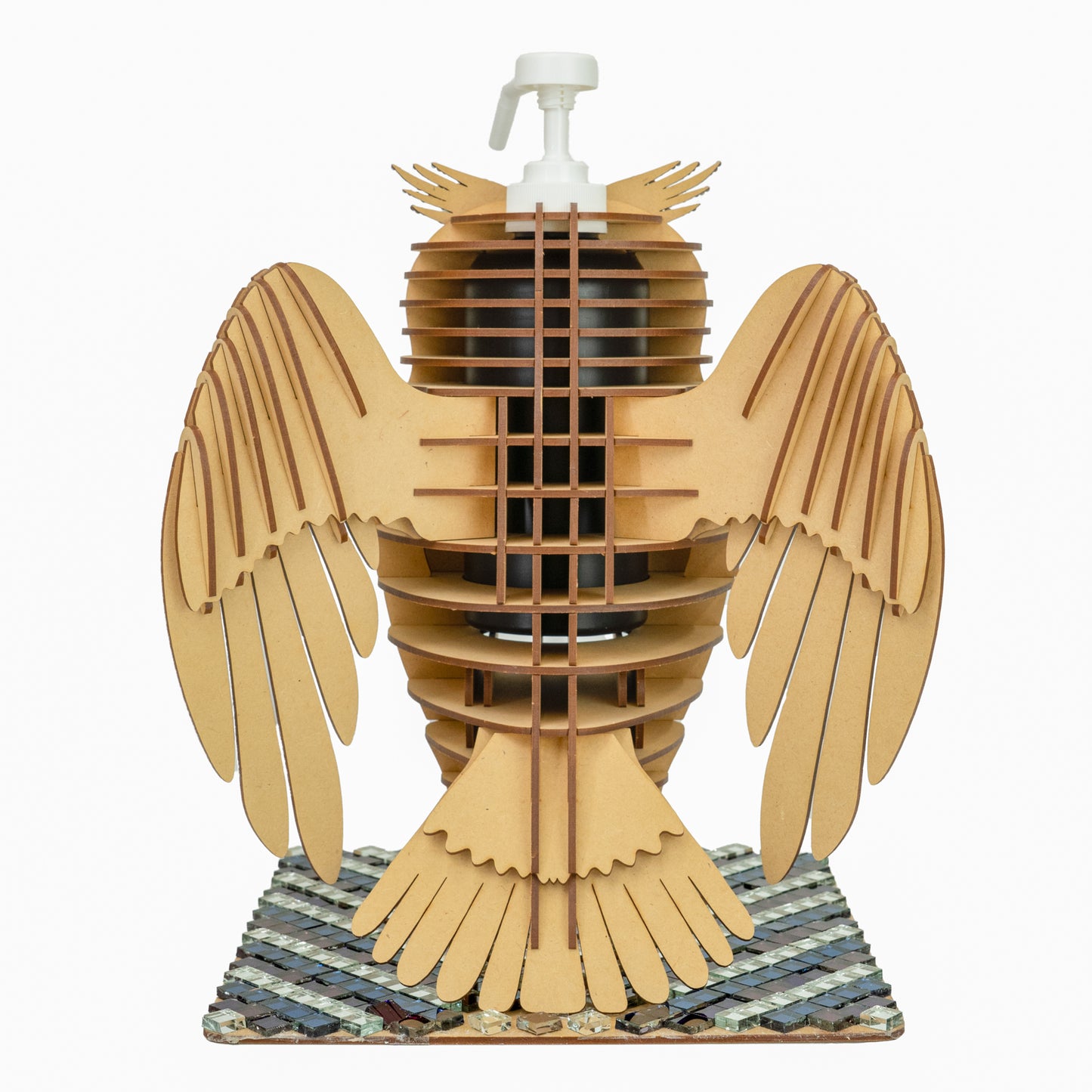 MDF OWL 2023 w/ Purple square plate, White nozzle, Rest wings