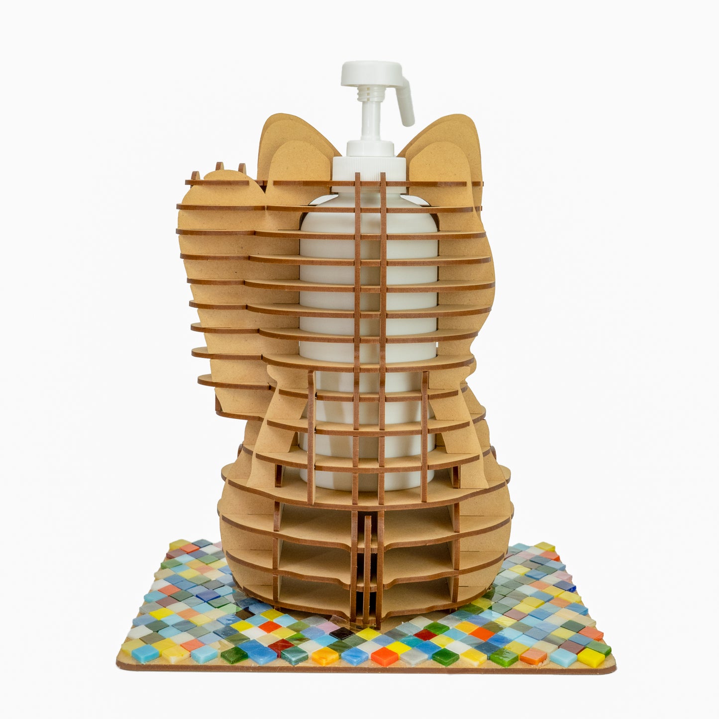 MDF CAT 2023 w/ Colorful diamond shape plate, White nozzle, Left hand