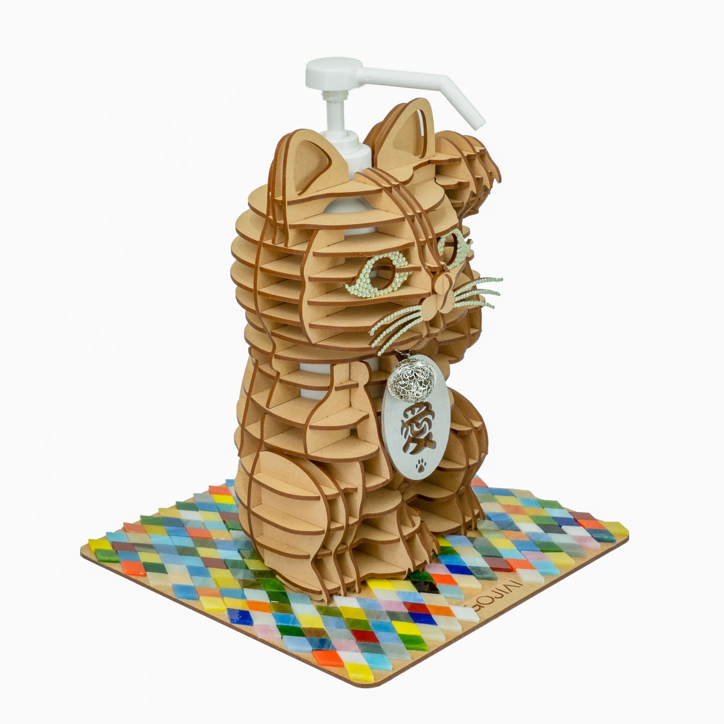 MDF CAT 2023 w/ Colorful diamond shape plate, White nozzle, Left hand
