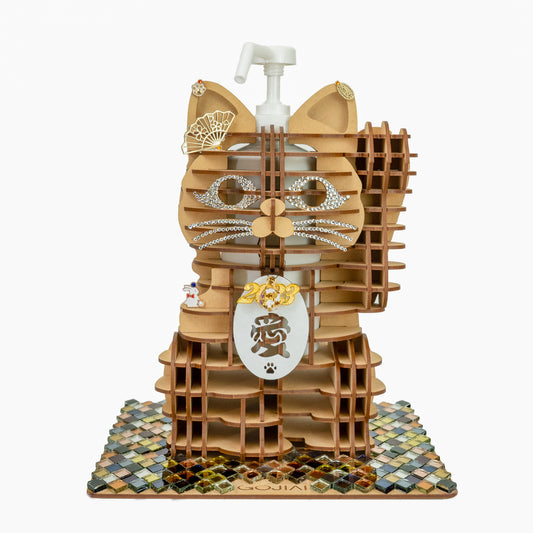 MDF CAT 2023 w/ Colorful diamond shape mirror plate, White nozzle, Left hand