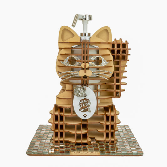 MDF CAT 2023 w/ Pink square mirror plate, Silver nozzle, Left hand