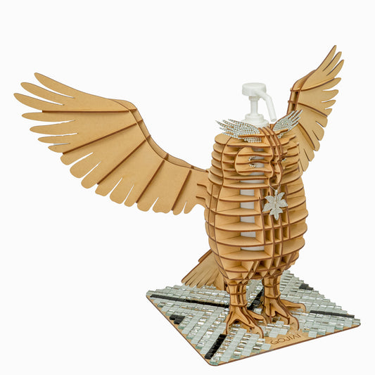 MDF OWL 2023 w/ Silky square plate, White nozzle, Spread wings