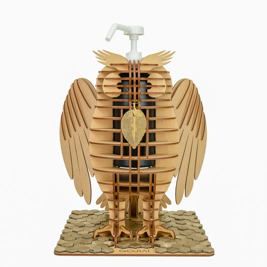 MDF OWL 2023 w/ Gold Hexagon Plate, White Nozzle, Rest wings