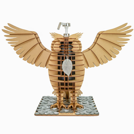 MDF OWL 2023 w/ Silver Hexagon Plate & Nozzle, Spread wings