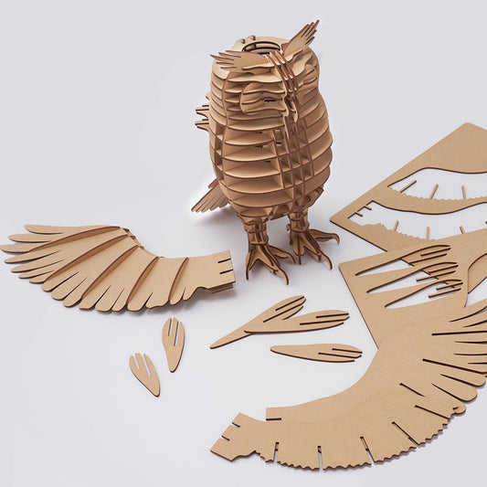 3D Art Puzzle ·Multifunctional Holder | Owl (wings spread)